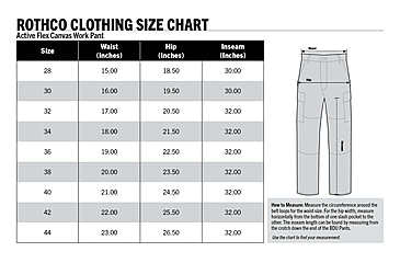 Image of Rothco Active Flex Canvas Work Pant, Work Brown, 32, 62081-WorkBrown-40Wx32L