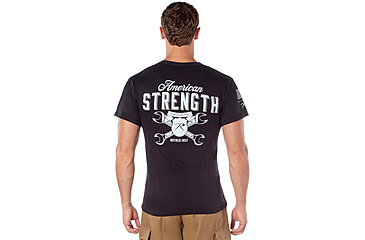 Image of Rothco American Strength T-Shirt - Mens, Black, Small, 18135-Black-S