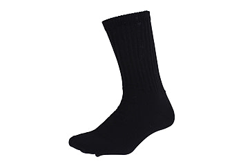 Image of Rothco Athletic Crew Socks, Black, L, 6429-Black-L