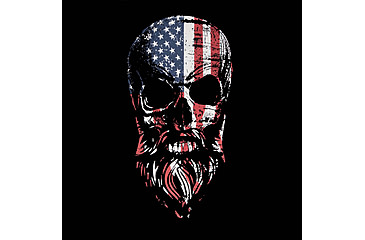 Image of Rothco Bearded Skull Concealed Carry Hoodie - Mens, Black, Small, 52080-S