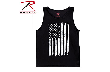 Image of Rothco Distressed U.S. Flag Tank Top, Small, 6622-S