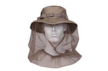 Image of Rothco Boonie Hat With Mosquito Netting, Khaki, 7 3/4, 5583-Khaki-734