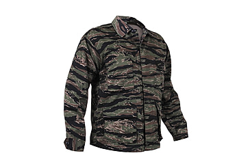 Image of Rothco Camo BDU Shirt, Tiger Stripe Camo, M, 7990-TigerStripeCamo-M