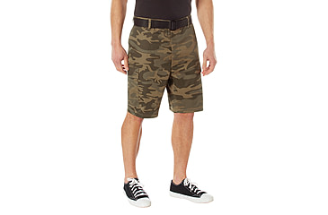 Image of Rothco Camo BDU Shorts, L, Coyote Camo, 65245-CoyoteCamo-L