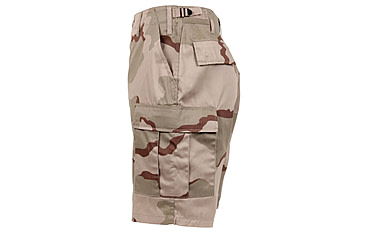 Image of Rothco Camo BDU Shorts, 6-Color Desert Camo, Extra Small, 7072-6-ColorDesertCamo-XS