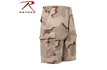 Image of Rothco Camo BDU Shorts, 6-Color Desert Camo, Extra Small, 7072-6-ColorDesertCamo-XS