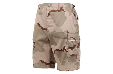 Image of Rothco Camo BDU Shorts, 6-Color Desert Camo, Extra Small, 7072-6-ColorDesertCamo-XS