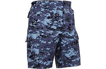Image of Rothco Camo BDU Shorts, Sky Blue Digital Camo, Extra Large, 67313-SkyBlueDigitalCamo-XL