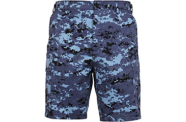 Image of Rothco Camo BDU Shorts, Sky Blue Digital Camo, Extra Large, 67313-SkyBlueDigitalCamo-XL
