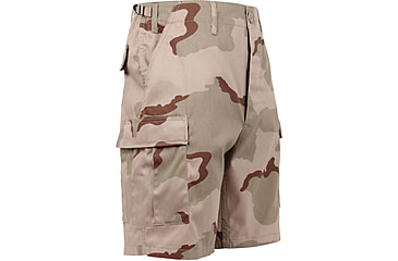 Image of Rothco Camo BDU Shorts, Tri-Color Desert Camo, Extra Large, 7672-Tri-ColorDesertCamo-XL