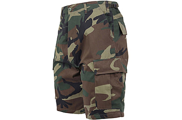 Image of Rothco Camo BDU Shorts, Woodland Camo, Small, 65212-WoodlandCamo-S