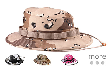 Image of Rothco Camo Boonie Hat, 6-Color Desert Camo, City Camo, Multicam, Pink Camo, Red Camo, Sky Blue Camo