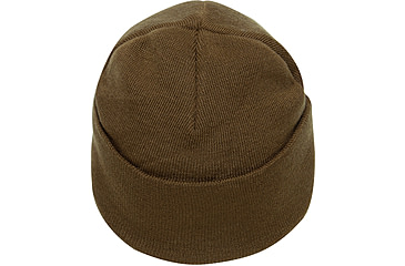 Image of Rothco USMC Eagle, Globe and Anchor / US Flag Deluxe Fine Knit Watch Cap, Coyote Brown, 5428-CoyoteBrown