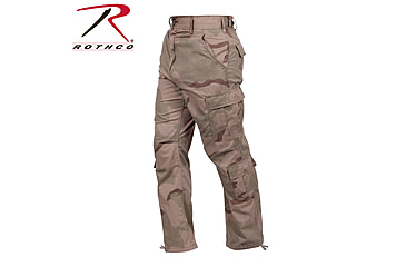 Image of Rothco Vintage Camo Paratrooper Fatigue Pants, Woodland Camo, Small, 2586-WoodlandCamo-S