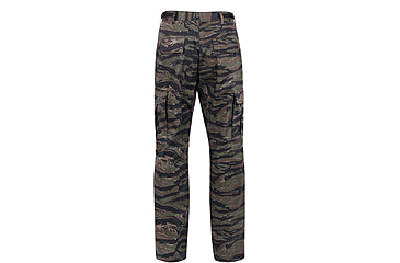 Image of Rothco Camo Tactical BDU Pants - Mens, Tiger Stripe Camo, 8995-TigerStripeCamo-S-Long