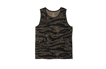 Image of Rothco Camo Tank Top, Tiger Stripe Camo, XL, 8723-TigerStripeCamo-XL
