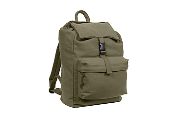 Image of Rothco Canvas Daypack, Olive Drab, 2169-OliveDrab