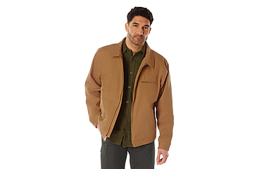 Image of Rothco Canvas Work Jacket, Work Brown, Small, 613902039193
