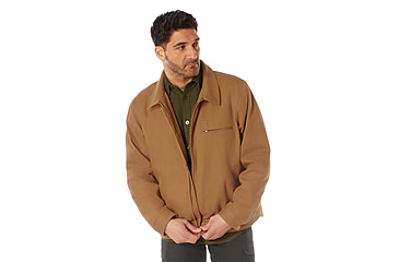 Image of Rothco Canvas Work Jacket, Work Brown, Small, 613902039193