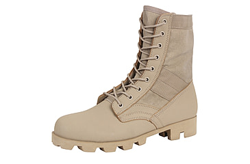 Image of Rothco Classic Military Jungle Boots, Desert Tan, 13, Regular, 5909-DesertTan-13-Regular