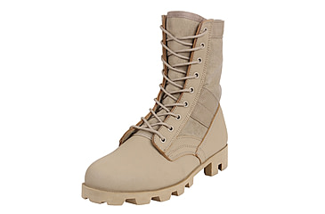 Image of Rothco Classic Military Jungle Boots, Desert Tan, 8, Regular, 5909-DesertTan-8-Regular