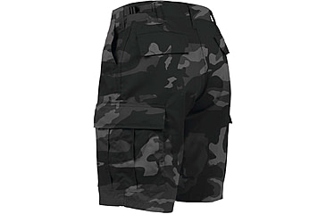 Image of Rothco Colored Camo BDU Shorts, Extra Large, Black Camo, 1817-BlackCamo-XL