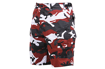 Image of Rothco Colored Camo BDU Shorts - Men's, Sky Blue Camo, Extra Small, 65218-SkyBlueCamo-XS