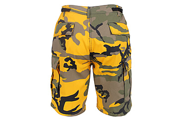 Image of Rothco Colored Camo BDU Shorts - Men's, Sky Blue Camo, Extra Small, 65218-SkyBlueCamo-XS