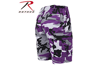 Image of Rothco Colored Camo BDU Shorts - Men's, Sky Blue Camo, Extra Small, 65218-SkyBlueCamo-XS