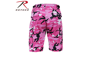 Image of Rothco Colored Camo BDU Shorts - Men's, Sky Blue Camo, Extra Small, 65218-SkyBlueCamo-XS