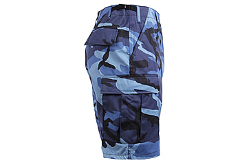Image of Rothco Colored Camo BDU Shorts - Men's, Sky Blue Camo, Extra Small, 65218-SkyBlueCamo-XS