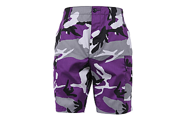 Image of Rothco Colored Camo BDU Shorts - Men's, Sky Blue Camo, Extra Small, 65218-SkyBlueCamo-XS