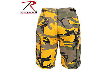 Image of Rothco Colored Camo BDU Shorts - Men's, Sky Blue Camo, Extra Small, 65218-SkyBlueCamo-XS