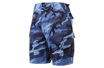 Image of Rothco Colored Camo BDU Shorts - Men's, Sky Blue Camo, Extra Small, 65218-SkyBlueCamo-XS