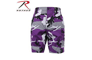 Image of Rothco Colored Camo BDU Shorts - Men's, Sky Blue Camo, Extra Small, 65218-SkyBlueCamo-XS