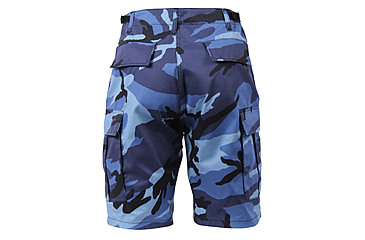 Image of Rothco Colored Camo BDU Shorts - Men's, Sky Blue Camo, Extra Small, 65218-SkyBlueCamo-XS