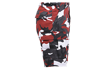 Image of Rothco Colored Camo BDU Shorts - Men's, Sky Blue Camo, Extra Small, 65218-SkyBlueCamo-XS