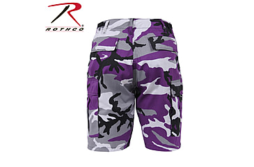 Image of Rothco Colored Camo BDU Shorts - Men's, Sky Blue Camo, Extra Small, 65218-SkyBlueCamo-XS