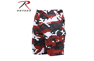 Image of Rothco Colored Camo BDU Shorts - Men's, Sky Blue Camo, Extra Small, 65218-SkyBlueCamo-XS