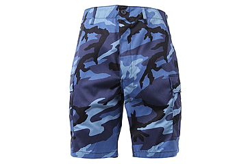 Image of Rothco Colored Camo BDU Shorts - Men's, Sky Blue Camo, Extra Small, 65218-SkyBlueCamo-XS