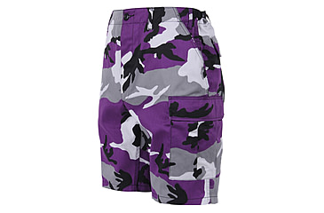 Image of Rothco Colored Camo BDU Shorts - Men's, Sky Blue Camo, Extra Small, 65218-SkyBlueCamo-XS