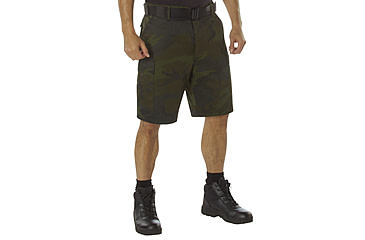 Image of Rothco Colored Camo BDU Shorts - Men's, Midnight Woodland Camo, Extra Large, 12040-MidnightWoodlandCamo-XL