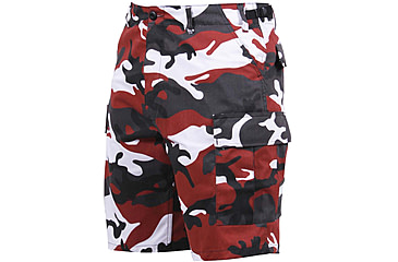 Image of Rothco Colored Camo BDU Shorts, Red Camo, Large, 65221-RedCamo-L