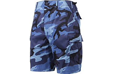 Image of Rothco Colored Camo BDU Shorts, Sky Blue Camo, XS, 65218-SkyBlueCamo-XS