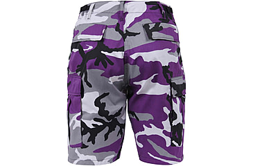 Image of Rothco Colored Camo BDU Shorts, Ultra Violet Camo, Medium, 7100-UltraVioletCamo-M