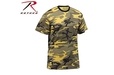 Image of Rothco Tiger Stripe Camo T-Shirts, Tiger Stripe Camo, Small, 6787-TigerStripeCamo-S