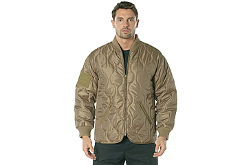 Image of Rothco Concealed Carry Quilted Woobie Jacket - Mens, Coyote Brown, Small, 20440-CoyoteBrown-S