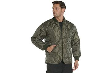 Image of Rothco Concealed Carry Quilted Woobie Jacket - Mens, Olive Drab, Small, 20430-OliveDrab-S