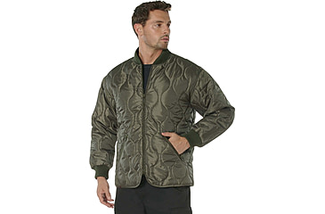 Image of Rothco Concealed Carry Quilted Woobie Jacket - Mens, Olive Drab, Small, 20430-OliveDrab-S