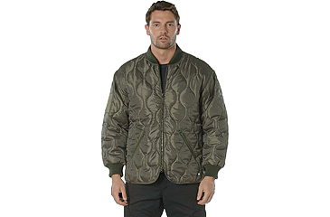 Image of Rothco Concealed Carry Quilted Woobie Jacket - Mens, Olive Drab, Small, 20430-OliveDrab-S